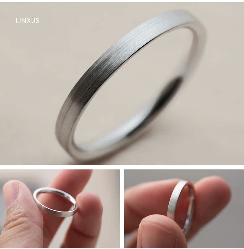 Bague mixte LINXUS en Argenterie - Ref 3088851 Image 18
