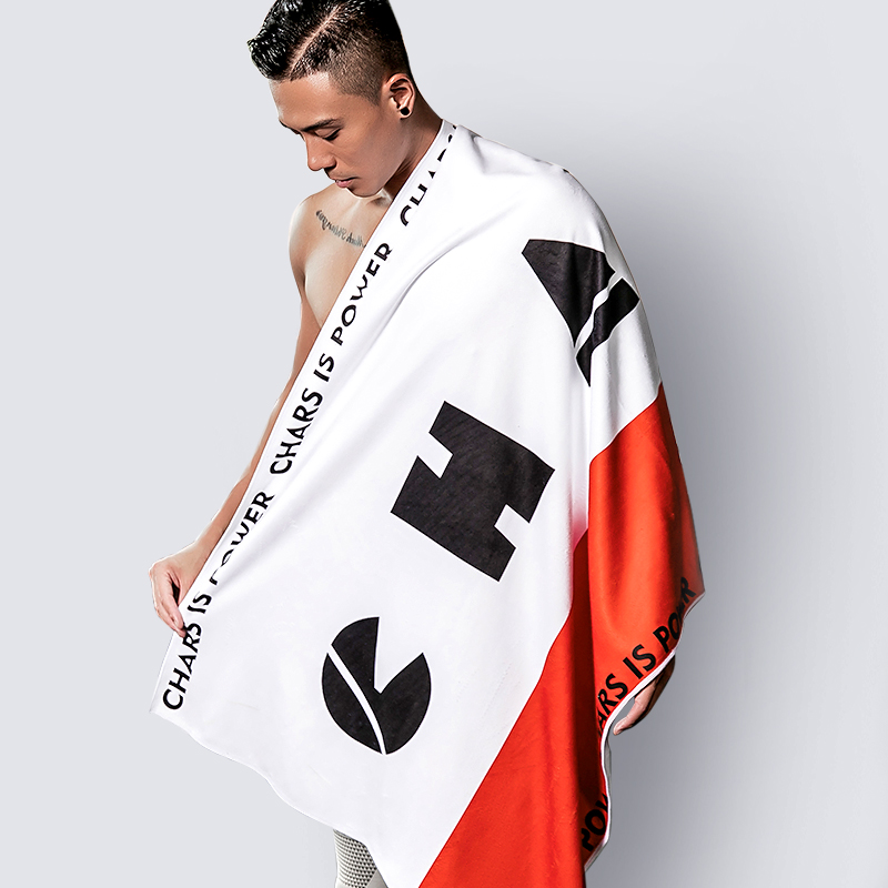 Chars Sports Bath Towels Fitness Room Bathing Speed Dry Great Towel Swimming Bath Towels Water Absorbing Beach Towel Cushion Towels