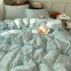 Baby Sleeps Peacefully~ 7A Grade Antibacterial Ice Silk Four-Piece Set 2026 New Four-Piece Set Bed Sheet Duvet Cover Student Dormitory 3