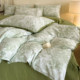 Forest-Style Bedding Four-Piece Set, Pure Cotton Brushed Cotton, 2026 New Model, Bed Sheet, Duvet Cover, Three-Piece Bed Set, Thickened and Warm