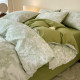 Forest-Style Bedding Four-Piece Set, Pure Cotton Brushed Cotton, 2026 New Model, Bed Sheet, Duvet Cover, Three-Piece Bed Set, Thickened and Warm