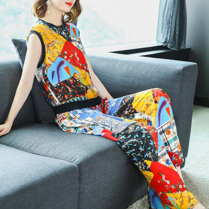 港味套装女夏2018新款气质精神女装社会温柔