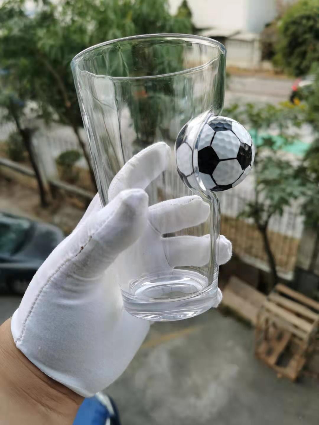 Great God Recommended Golf Exclusive Glass Beer Cups Basketball Football Embed Supplies Limited-time Offer-Taobao