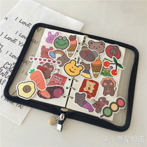 Cute South Korea 60 Little Bear Soft Cute Pins Creativity Waterproof Sticker Helmet Handledger Mobile Phone Ipad Decorative Sticker