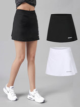 Sports short skirt Womens quick-drying badminton tennis golf skirt Jump exercise table tennis anti-walking high-waisted running trouser skirt