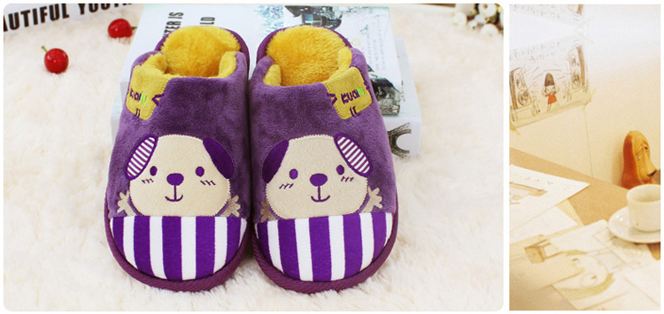Chaussons enfants en suède pour hiver - semelle caoutchouc - Ref 1008399 Image 7