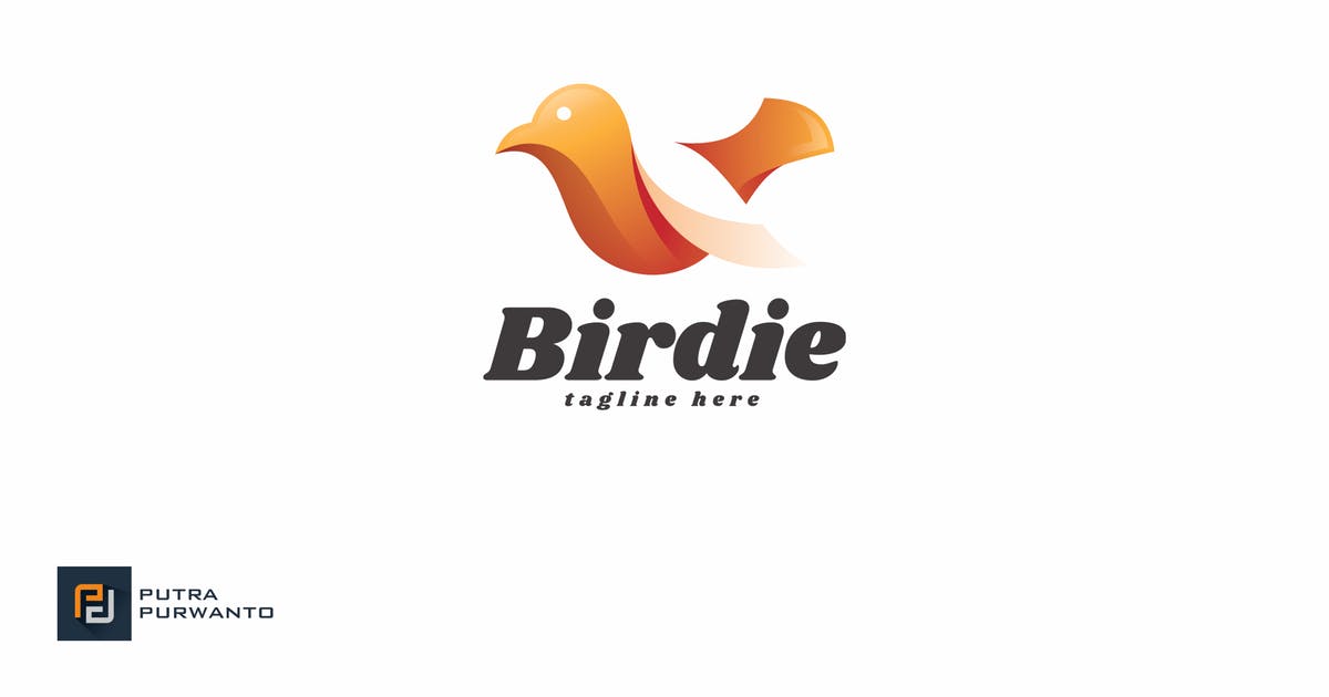 小鸟动物形象Logo设计模板 Birdie – Logo Template