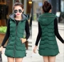 Quần áo cotton nữ mùa thu và mùa đông 2018 mới cực rộng kích thước lớn áo vest nữ 200 kg chất béo cotton mm áo khoác nữ