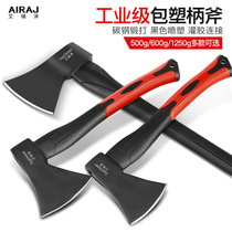 Axe Chopping wood and opening a mountain axe Long axe Woodworking small axe knife Household outdoor carpenter cutting wood tomahawk tomahawk head