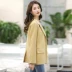 Corduroy blazer nhỏ nữ 2020 mùa xuân và mùa thu mới của phụ nữ Hàn Quốc giản dị - Business Suit