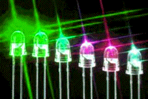 Colorful LED seven colors flashing fast flashing