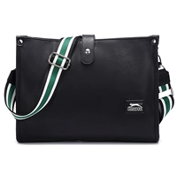 Черный (темно -зеленая полоса)