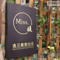 Retro creative Billboard rusty light box luminous character signboard door custom hollow light box outdoor display board