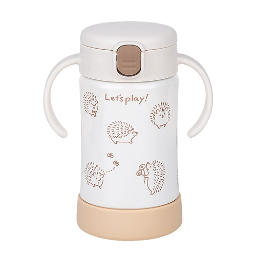 Стакан, трубочка из нержавеющей стали, портативная детская вместительная и большая чайная чашка со стаканом, нержавеющая сталь AISI 304