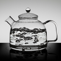 German TrendglasJena straight fire cooking tea glass kettle high temperature resistant high boron silicon glass teapot