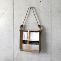Japans DETAILS Wall Rope Mirror to hang up a square mirror