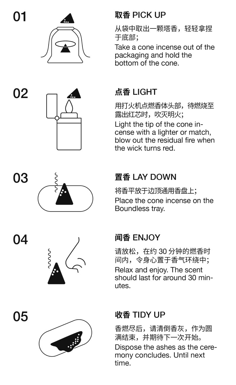 ладан 边顶 boundless 喜马拉雅香 疗愈香氛礼盒 助眠舒缓三种香型套装