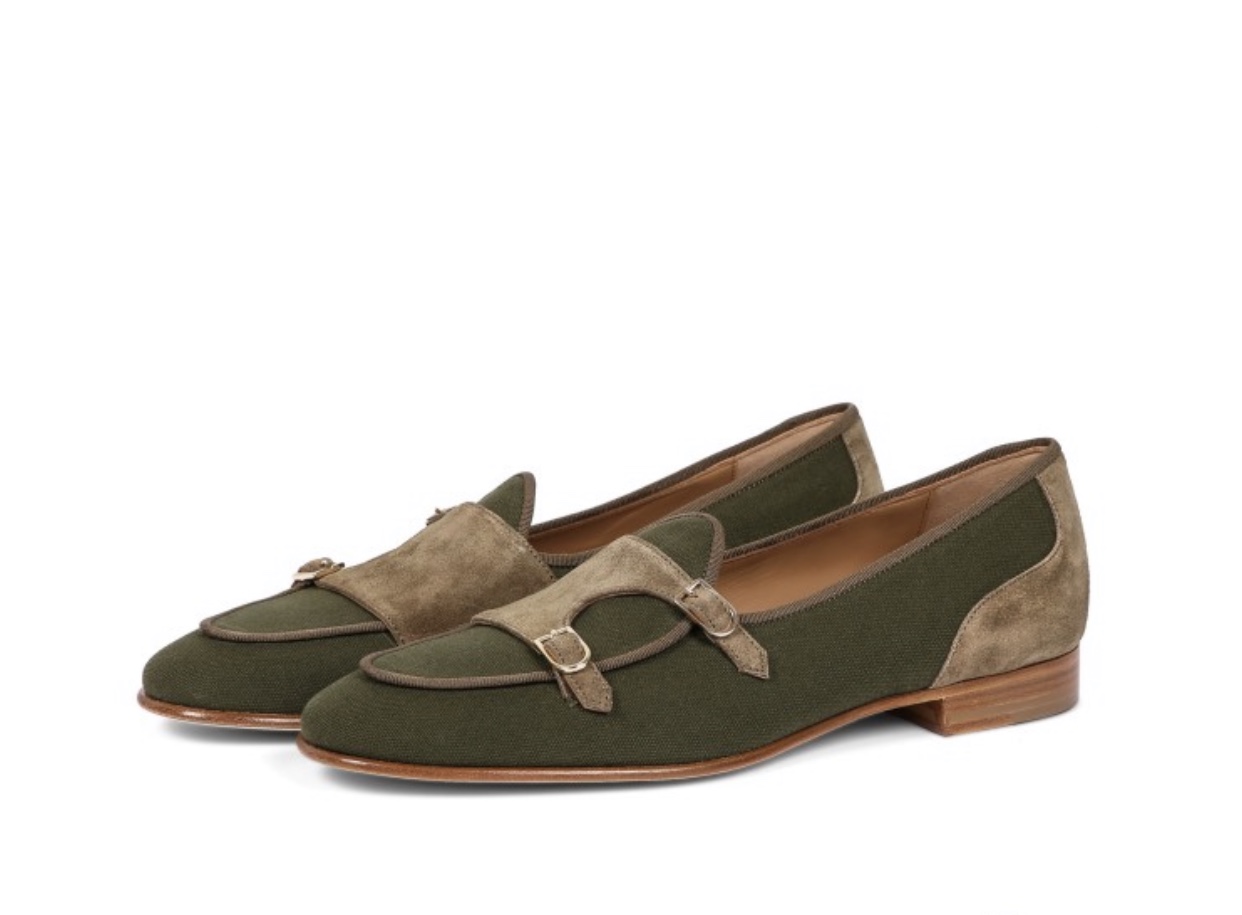 Military Green & 9427-22019 new pattern  Lefu shoes male genuine leather munch  Buckles Kick on Fashion shoes canvas shoe male leisure time Doug shoes