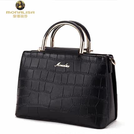 蒙娜丽莎妈妈包2018新款手提包女韩版时尚中