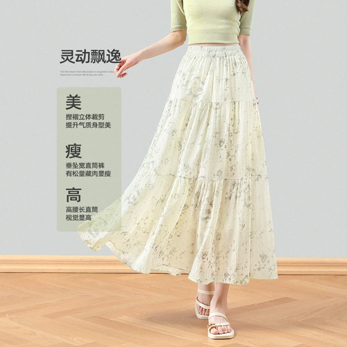 Шифоновая летняя юбка, тонкая мини-юбка, А-силуэт