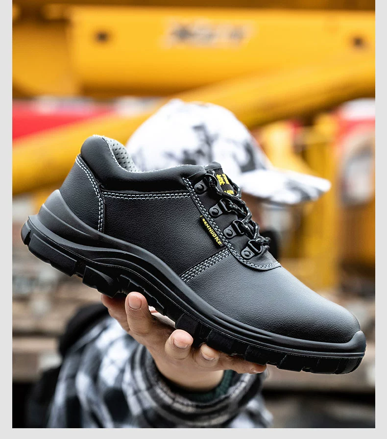 Senno Croubao shoes men's anti-smash and puncture-resistant steel toe lightweight summer style work old steel plate anti-slip construction site