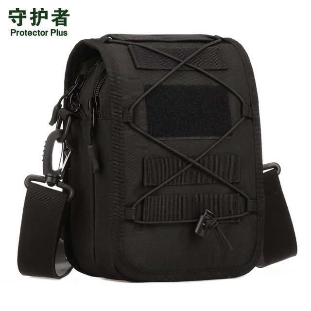 Guardian outdoor cycling backpack shoulder bag small crossbody bag men's bag canvas casual bag multi-purpose storage bag sub-bag