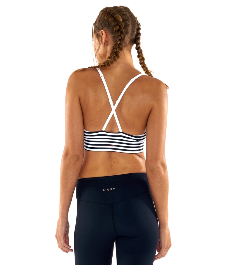 101FIT | Lurv Đồ lót yoga sọc mỏng NAUTICS VÀ NICE BRALETTE - Đồ lót thể thao áo pitch