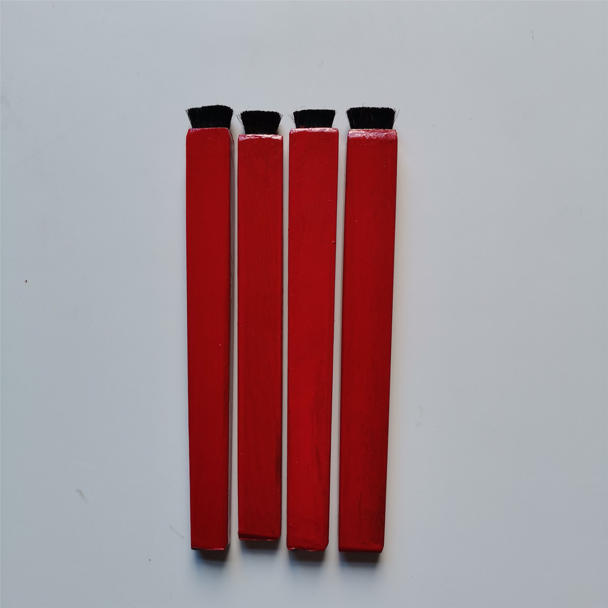 Japan imported horsetail hair wash table brush oil sandwich layer hair clock repair tool refined all-pass horsetail brush