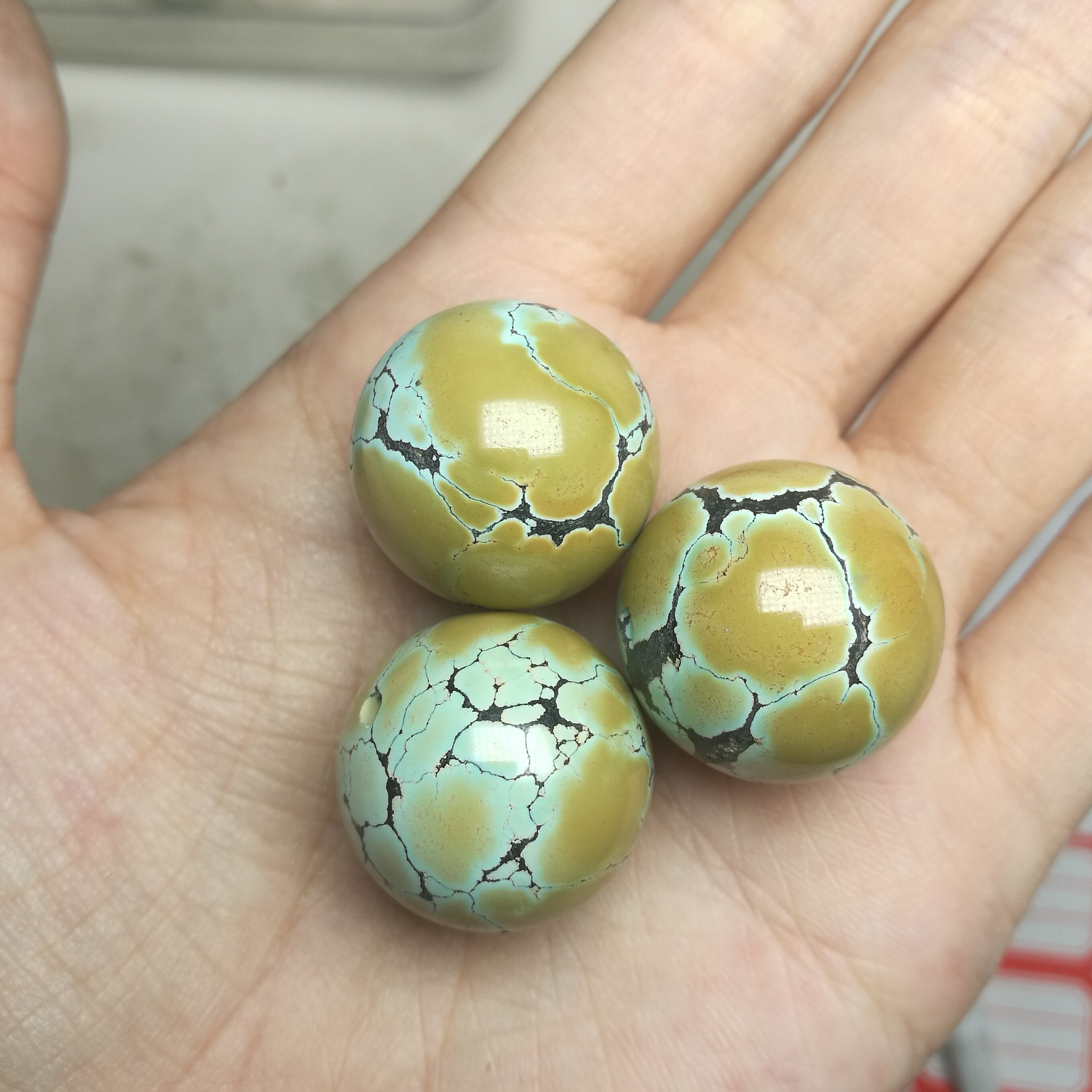 100+10, Hubei Zhushan Bi indigo raw ore turquoise live broadcast room selection negotiation, support customization