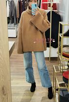 French direct mail Nanushka loose shoulder turtleneck sweater two colors