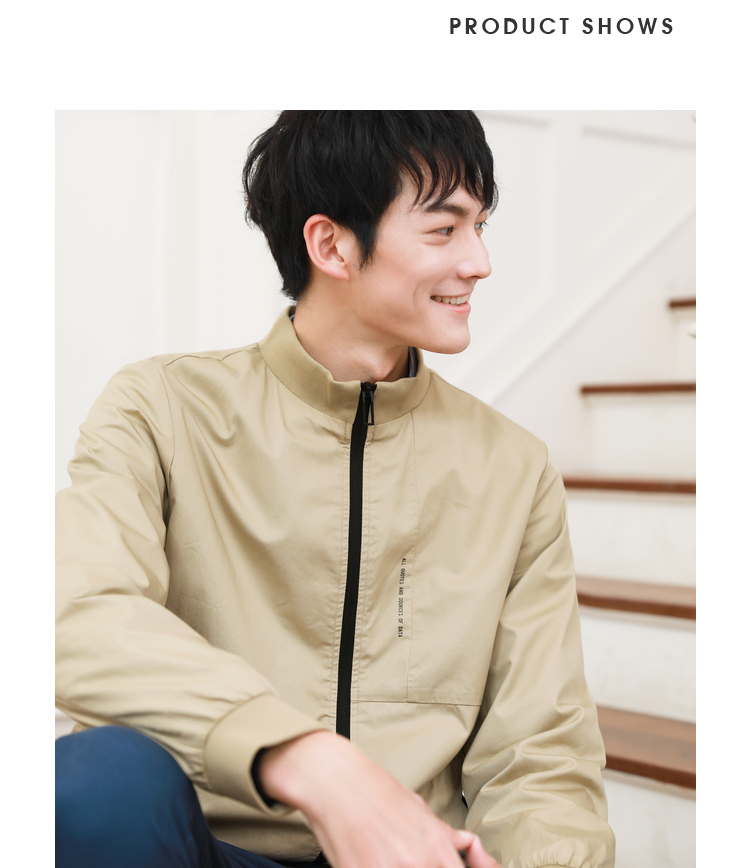 真维斯 男士修身春秋款 纯棉夹克外套 图5