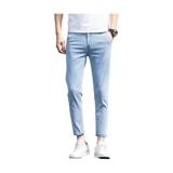 Весенние однотонные джинсовые джинсы, эластичные штаны для отдыха