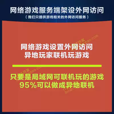 Online game server end set up external network access to form a virtual local area network stand-alone game to achieve multiplayer online