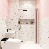 Blue dot large particle terrazzo tile B & B kitchen balcony bathroom toilet wall tile matte modern