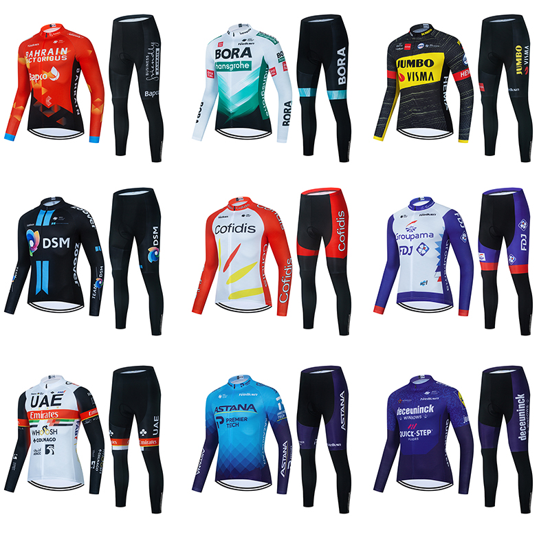 Cycling clothing spring and autumn long-sleeved men's suit summer mountain bike clothing bicycle clothing road bike riding pants custom