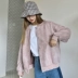 Mùa thu mới Hàn Quốc bf phong cách Harajuku áo khoác mỏng mỏng ngắn thời trang hoang dã bóng chày đồng phục áo khoác thủy triều áo khoác nữ Áo khoác ngắn