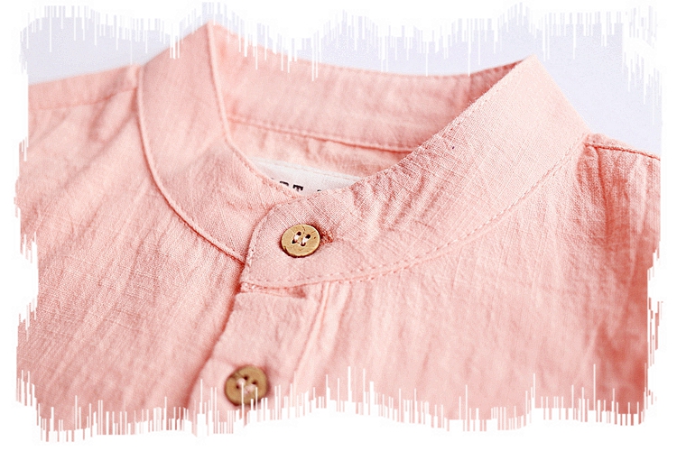 Áo sơ mi bé trai Mayas dài tay mùa xuân và mùa thu Mặc áo chống nắng cotton mỏng cho bé đứng cổ áo khoác trẻ em Áo phông trẻ em 71027 áo kiểu cho be gái