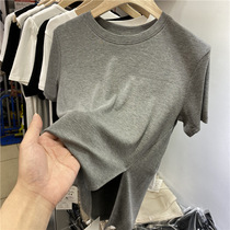 Eurocargo thread short sleeve T-shirt woman 2022 summer fit new design feeling of swing open fork half sleeves Compassionate Blouses