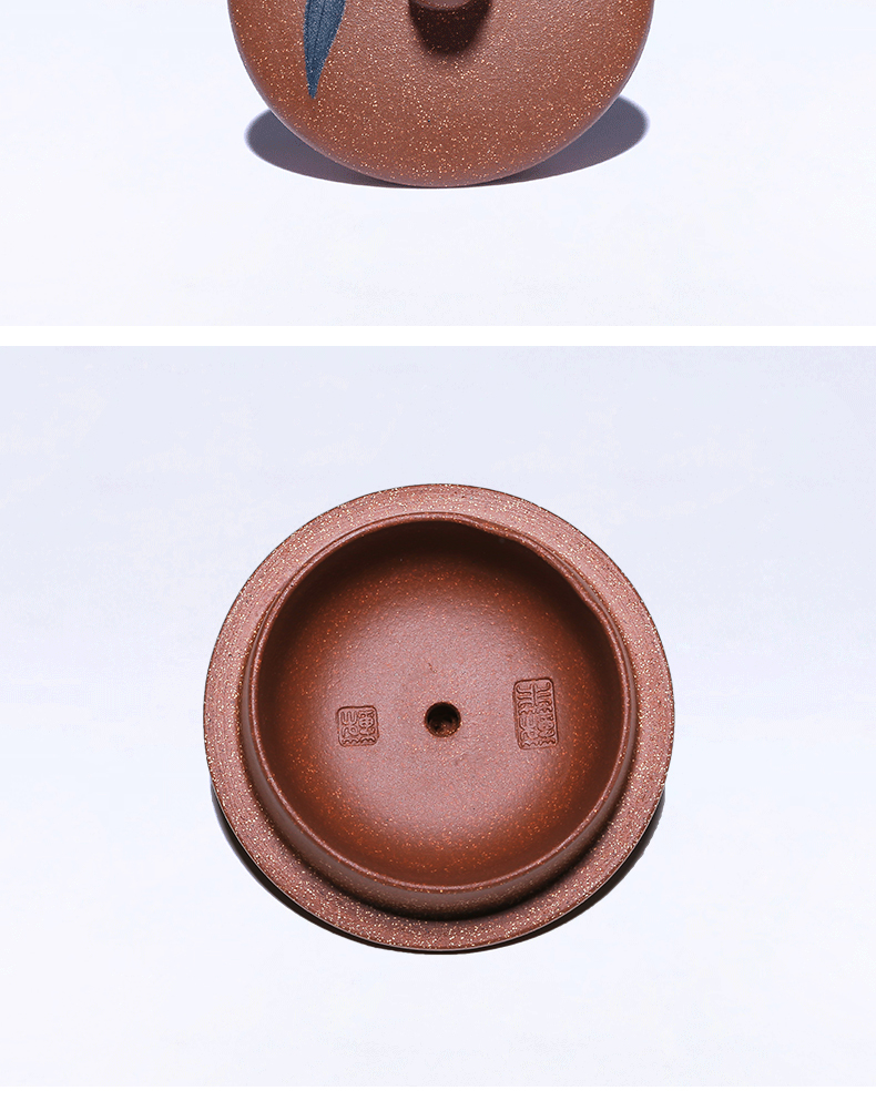 Mingyuan tea pot of yixing it pure manual undressed ore authentic down slope mud bamboo kung fu tea pot teapot tea set