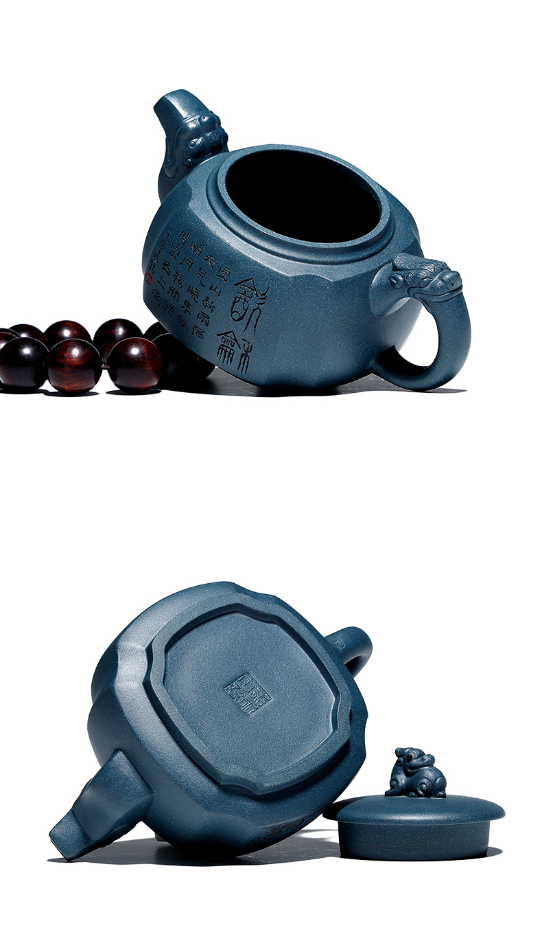 Mingyuan tea pot of yixing are it by ore pure manual household high - capacity kung fu teapot tea set