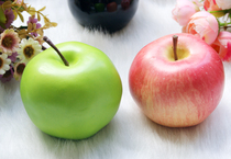 Simulation Big Apple Red Apple red Fuji fake Apple snake fruit high simulation fruit props
