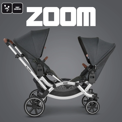 Фан -фанат Лин Чиии, Вейки, тот же немецкий ABC High -Landscape Twin Cart Cart, двое или три новорожденного могут лечь