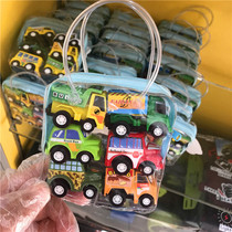 (A bag of 6 packs) baby mini pull-back car inertial engineering car toddler car model childrens toy car