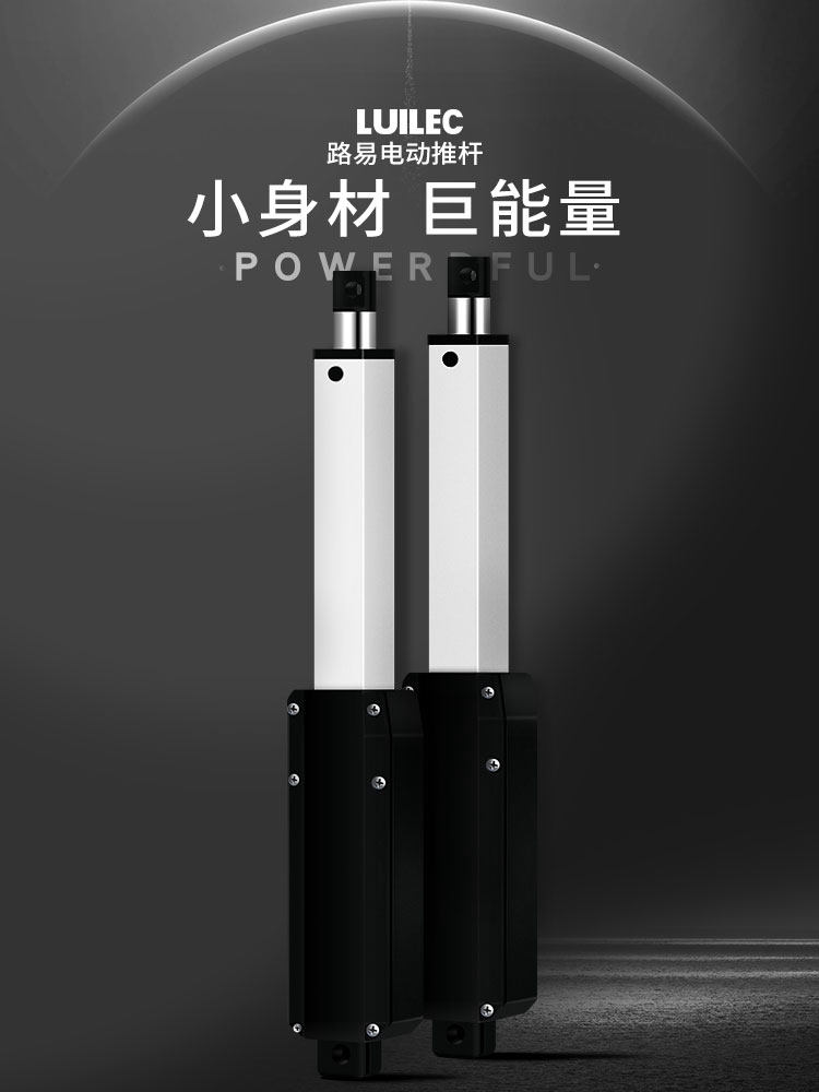 Mini electric push rod telescopic rod DC Motor 12V small mini straight line 24v Louis push-pull electric push rod