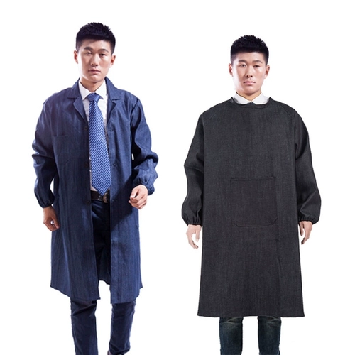 Джинсовый фартук подходит для мужчин и женщин, износостойкий комбинезон, увеличенная толщина, делается под заказ