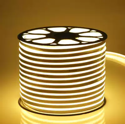 Samsung imported ultra-bright LED light with flexible neon outdoor waterproof door head shop RGB colorful dimming soft strip