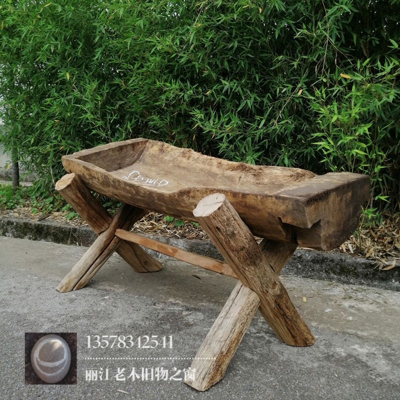 Wooden Troughs for Carpenters, Shared Flower Racks for Courtyards and Balconies, Long and Short Wooden Troughs, Solid Wood Succulent Flower Pots, Shared Use