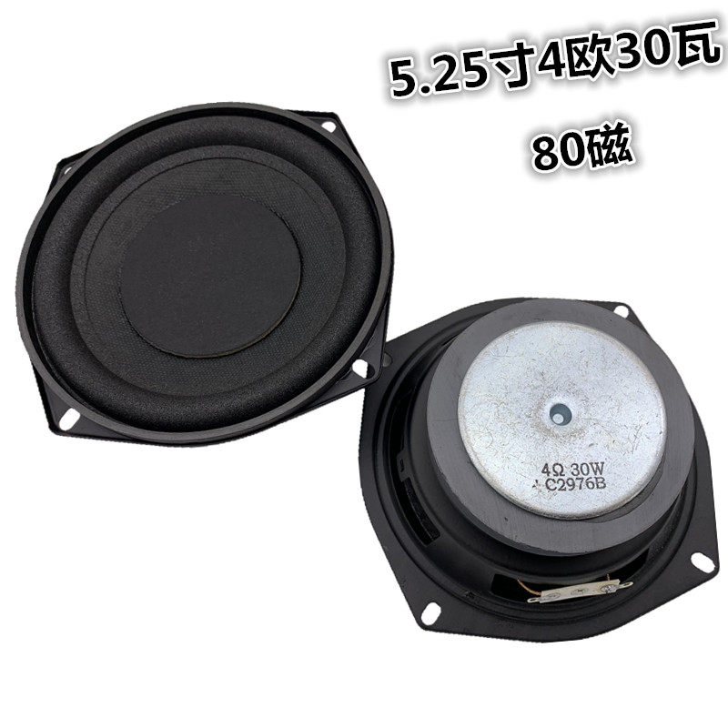 5 25 inch 4 Euro 30 W bass horn sound Low sound cannons 4 Euro 30W 5 25 inch 30 W mid bass