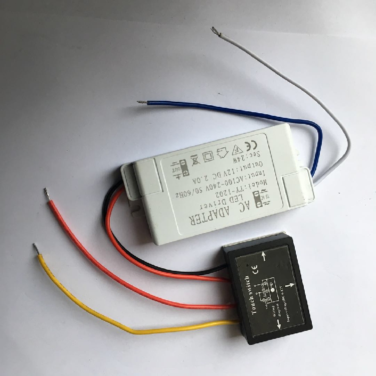 Bathroom Accessories Bathroom Smart Mirror 220 Input 12V Output Blue Backlit Touch Switch Kit-Taobao