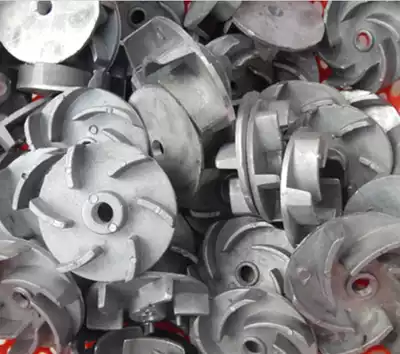 Rack oil pump cooling water pump three-phase electric pump accessories Leaf fan blade aluminum impeller l plastic blade